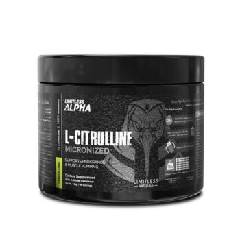 L Citrulline Limitless 60Servings LemonLime